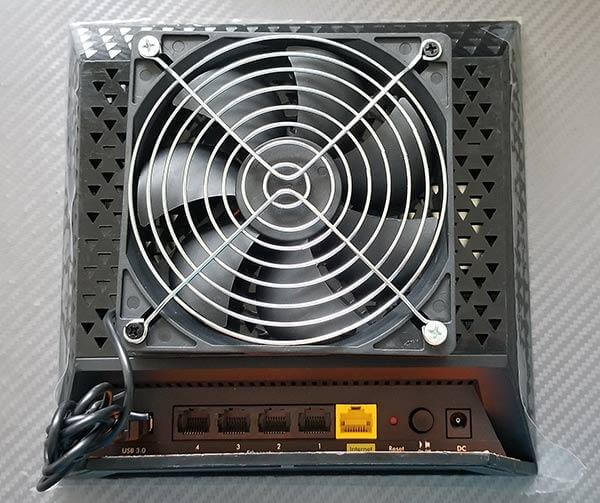 R6300v2 external fan photo